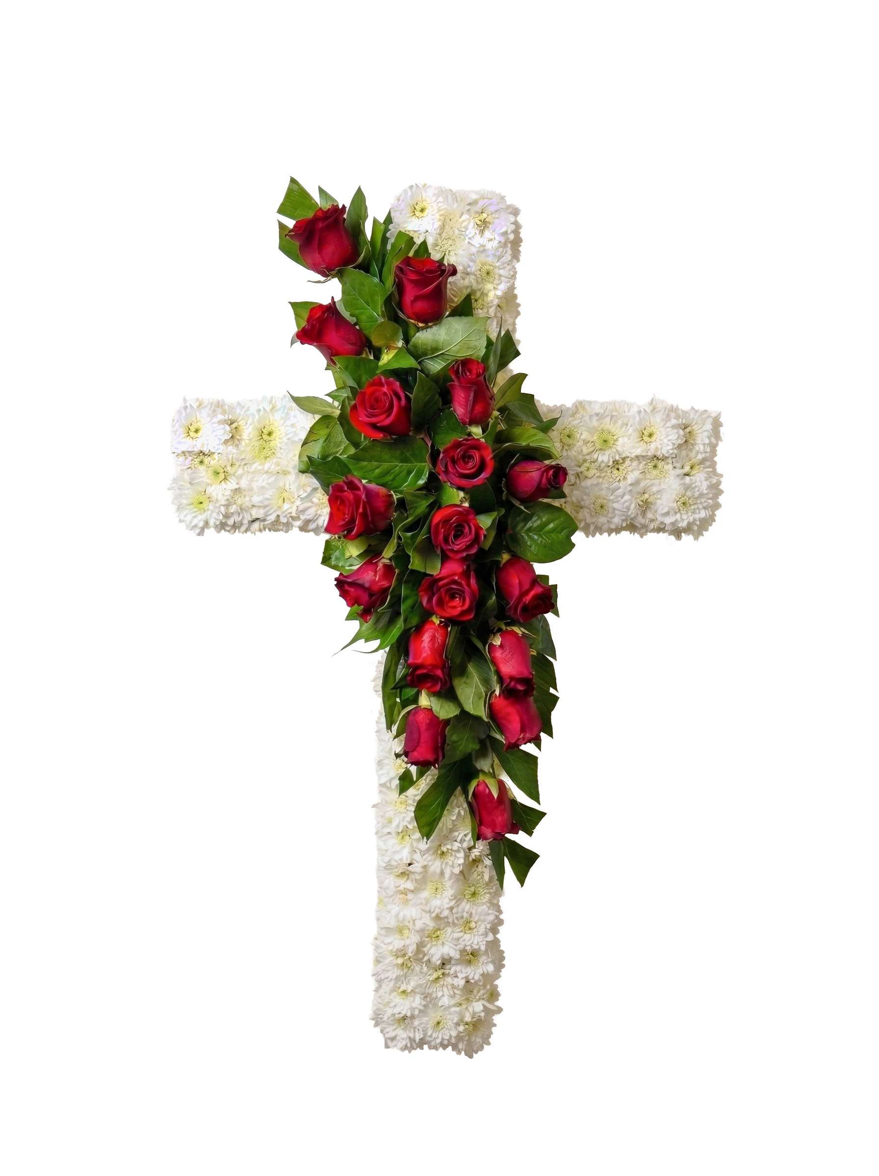 PL-05 Cruz de rosas y pompones