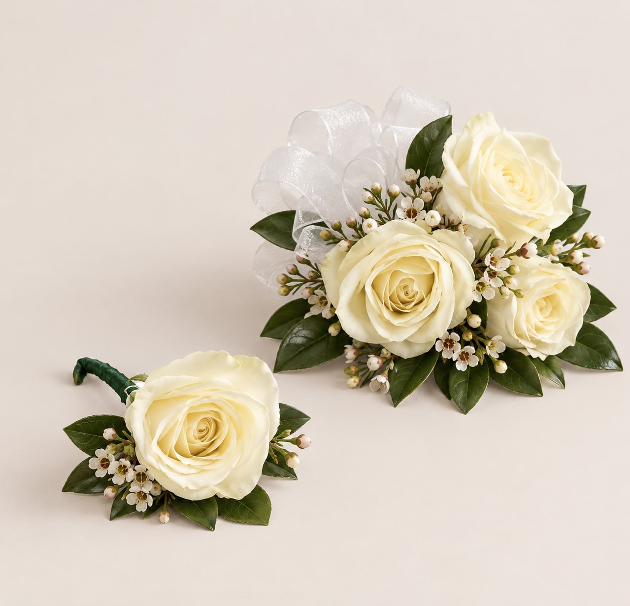 Corsage and Boutonniere Set