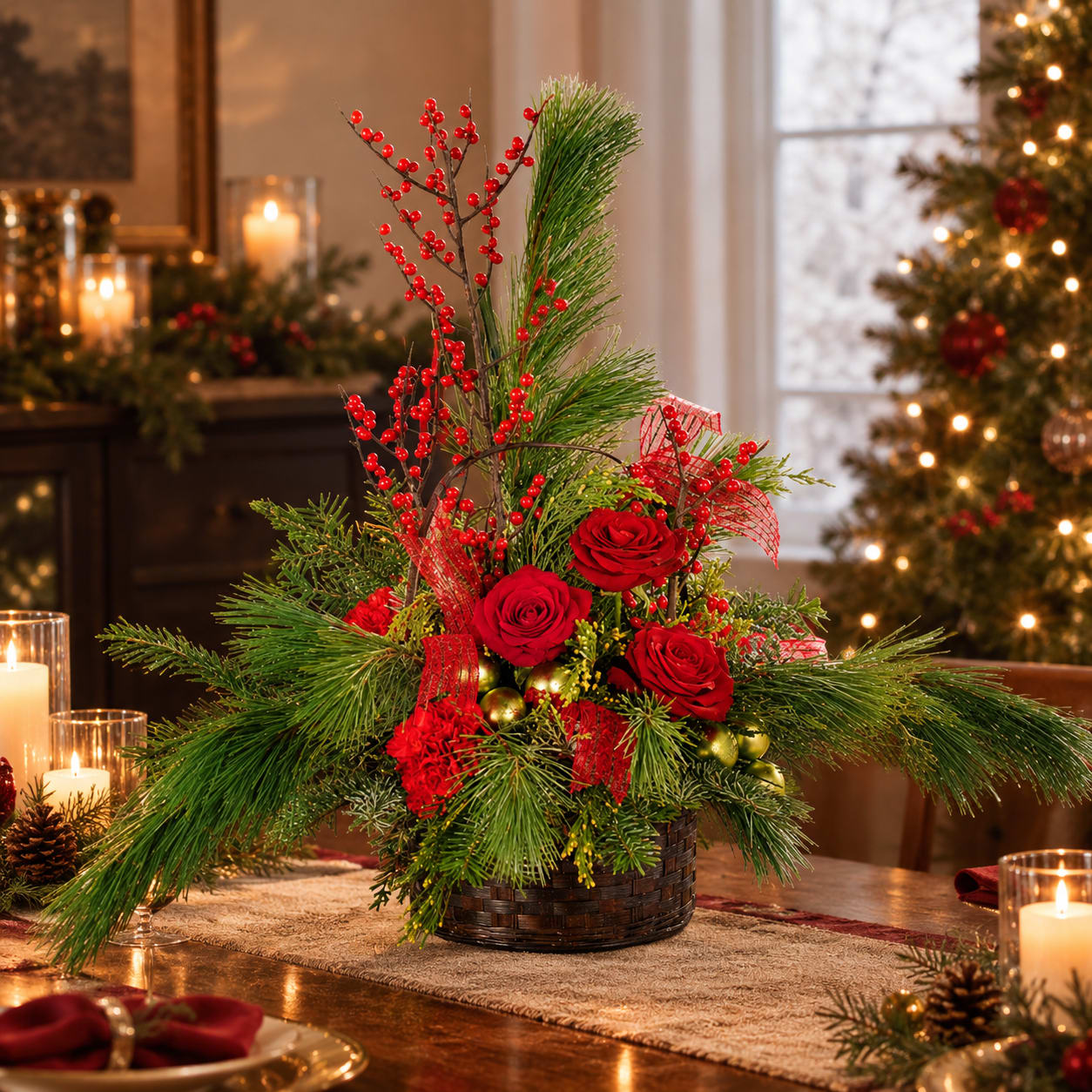 Merry & Red Basket