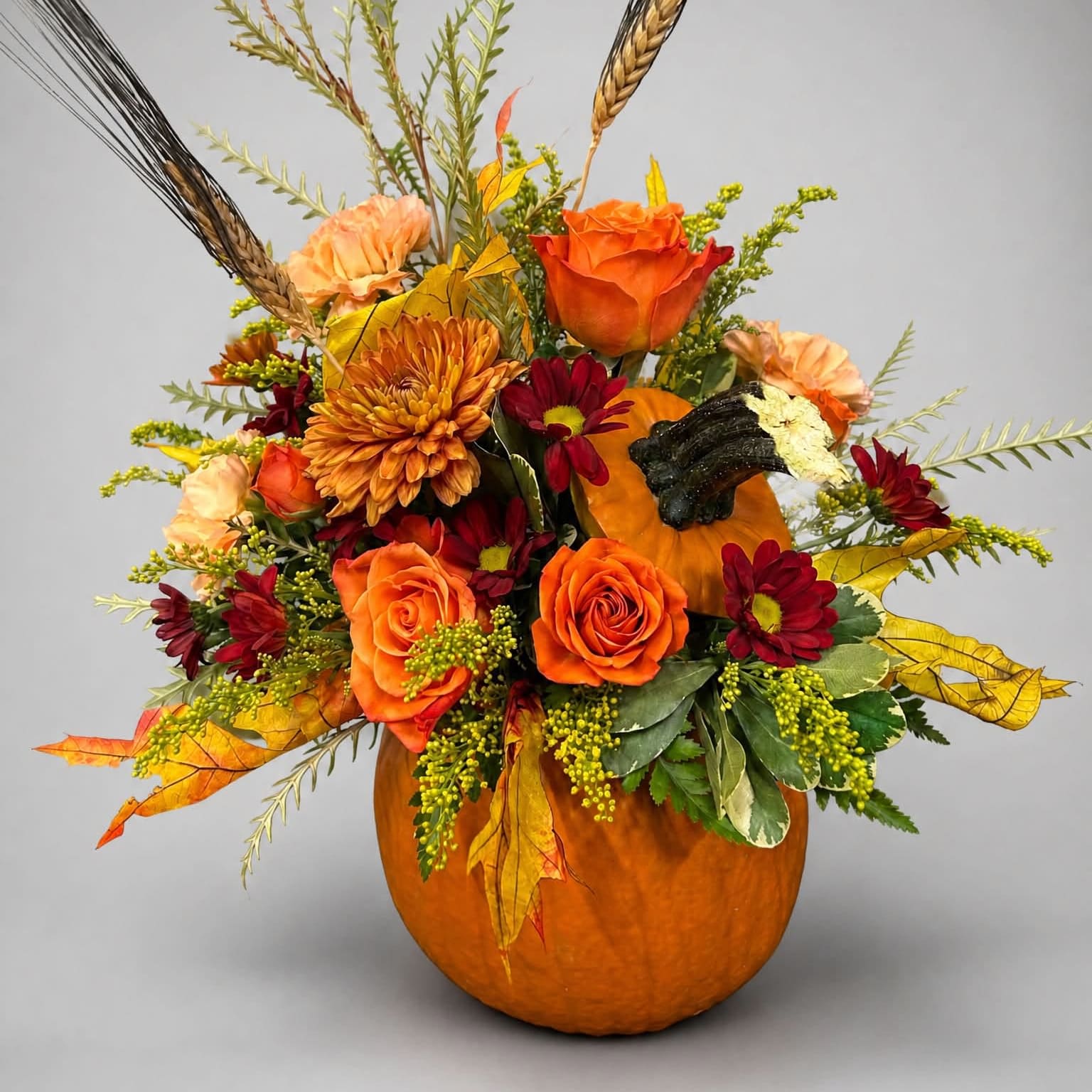 Pumpkin Patch Flower Bouquet