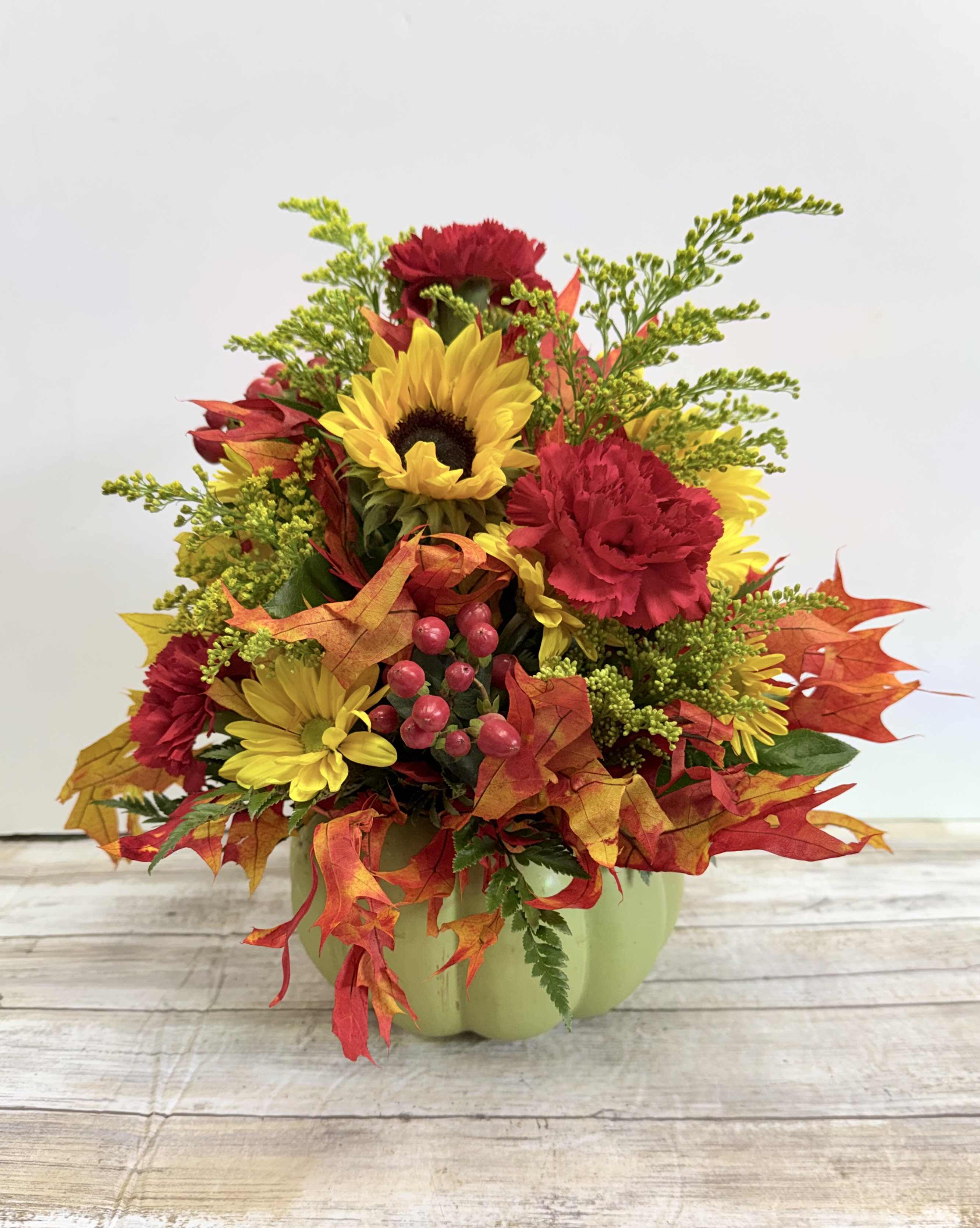 Pretty Pumpkin Flower Bouquet