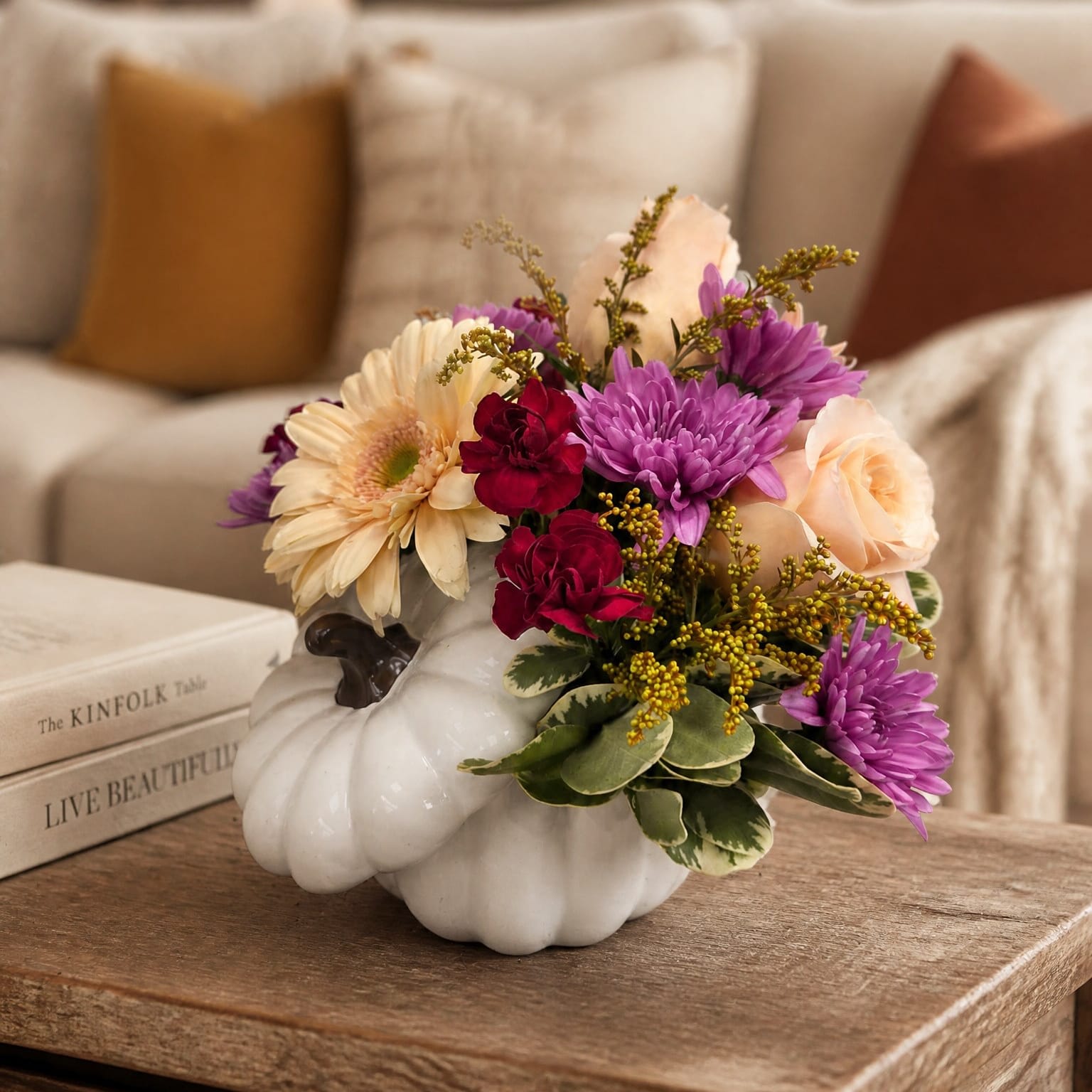 Prettiest In The Pumpkin Patch Flower Bouquet