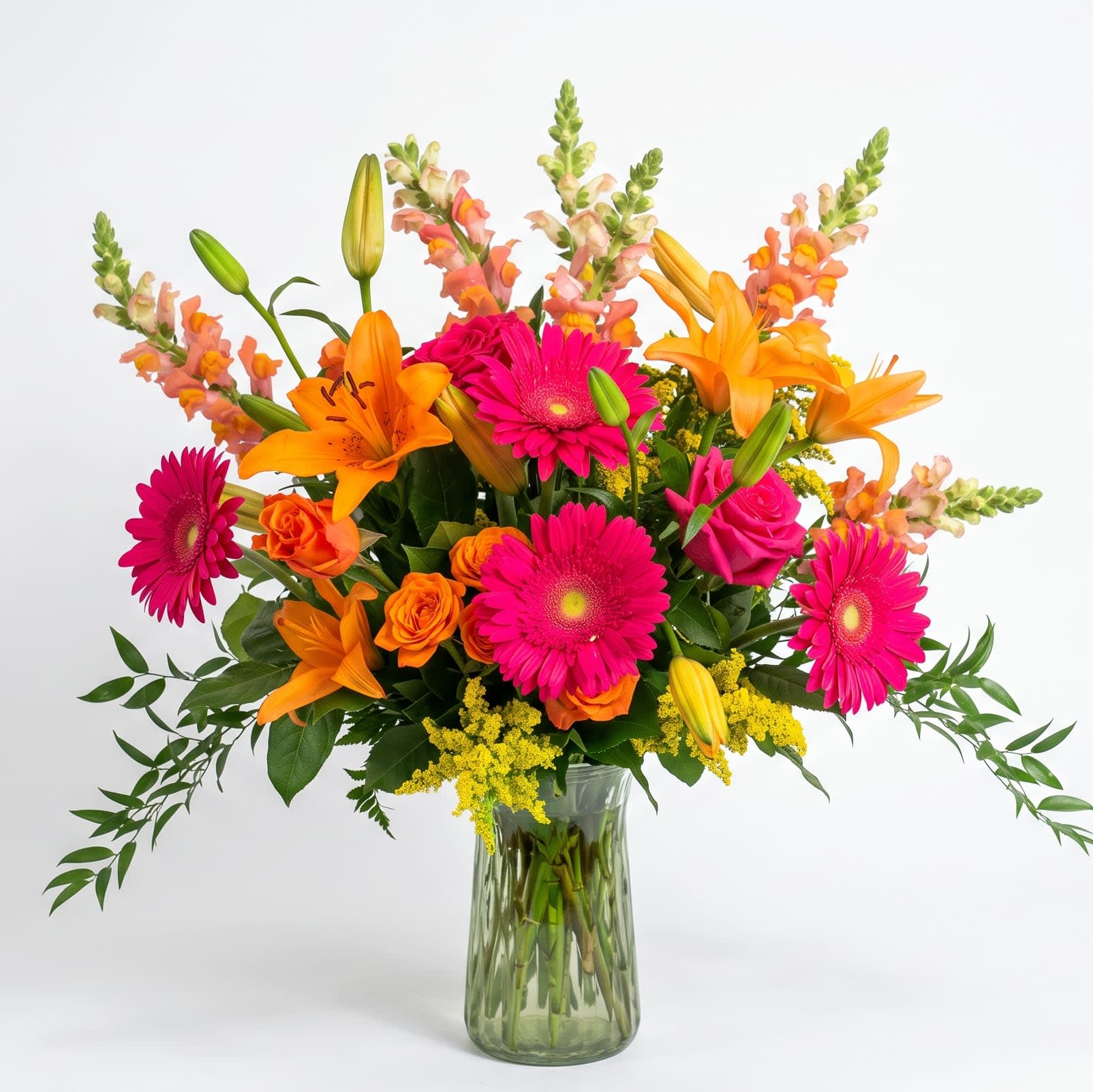 Citrus & Magenta Radiance Bouquet Flower Bouquet