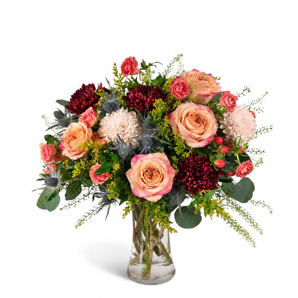 Rosy Heather Luxe Flower Bouquet