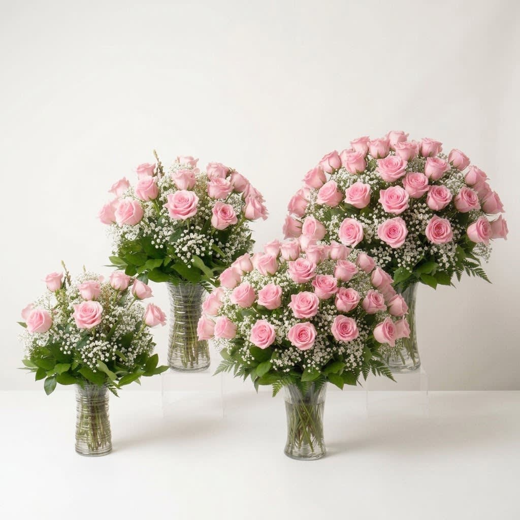 Pink Rose Bouquet Flower Bouquet