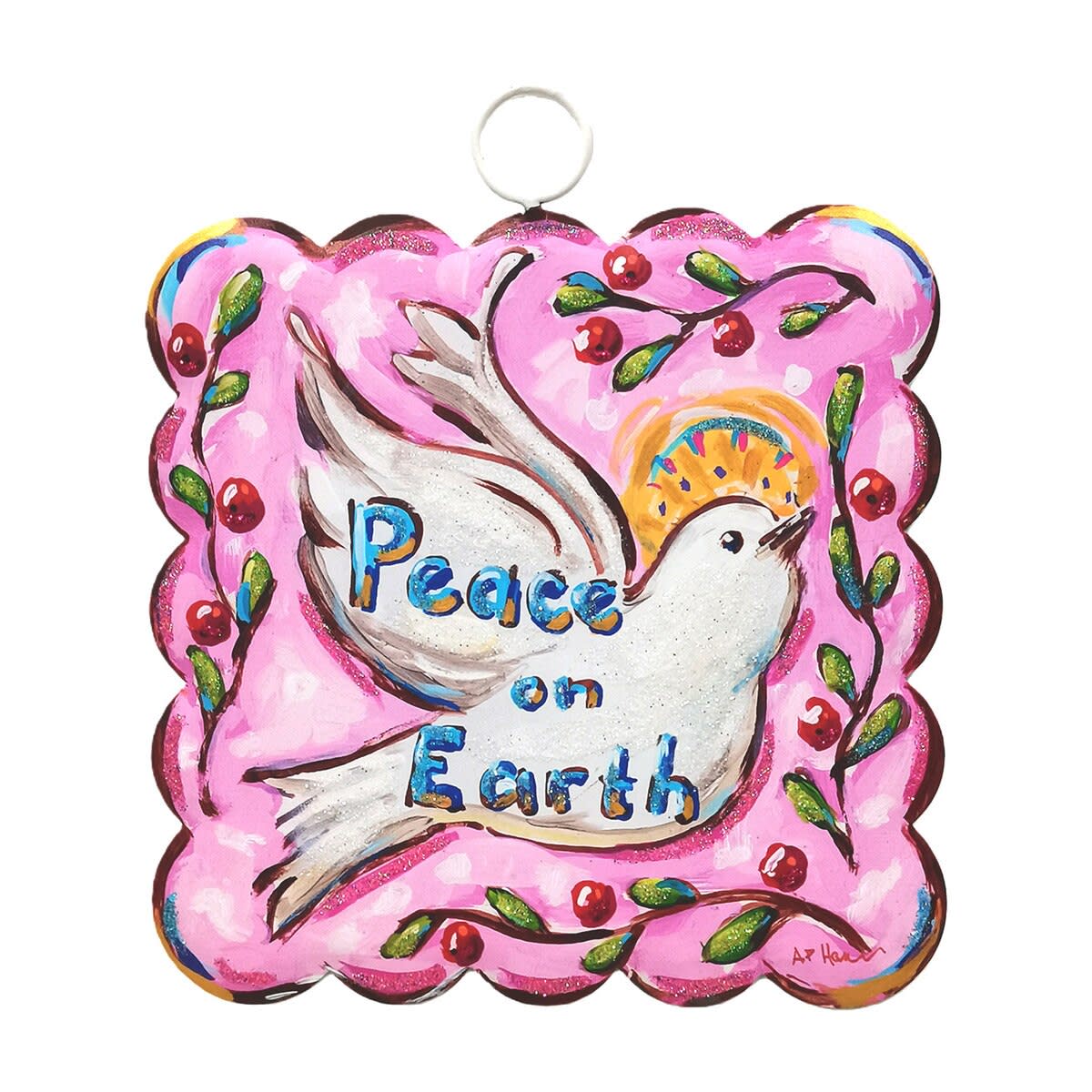 Mini Scallop Art Peace on Earth