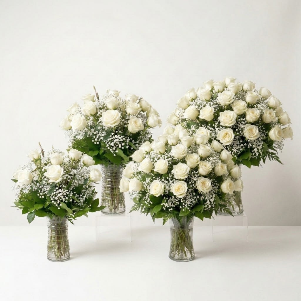 White Rose Bouquet