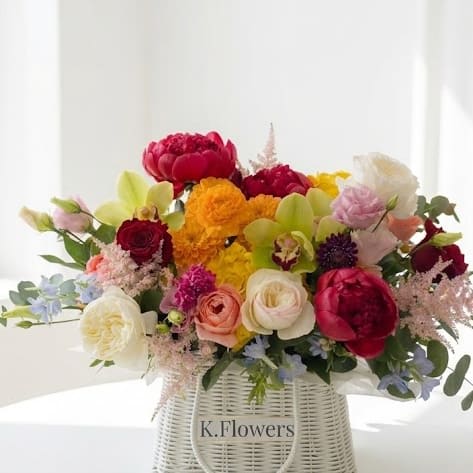 lush garden elegance Flower Bouquet