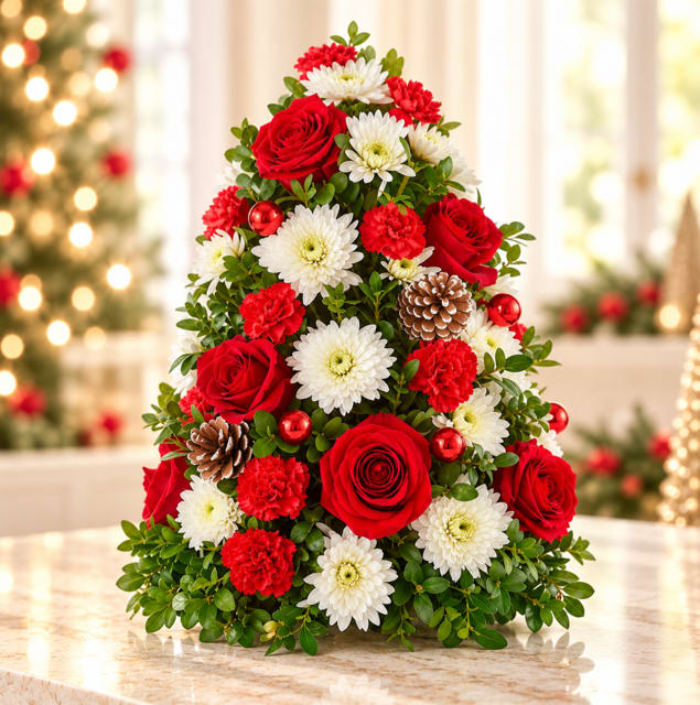 Holiday Flower Tree