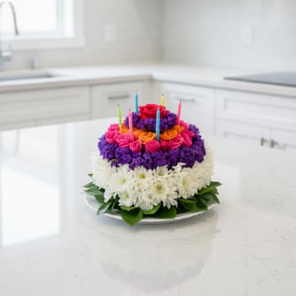 Genn H Happy Birthday Cake! Flower Bouquet