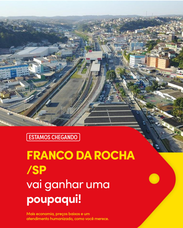 Loja Franco da Rocha/SP - PoupaAqui