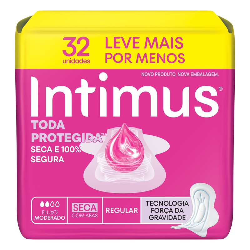 ABS INTIMUS TODA PROTEGIDA SECA COM ABAS C/32