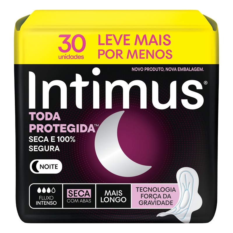 ABS INTIMUS TODA PROTEGIDA NOTURNO SUAVE C/30
