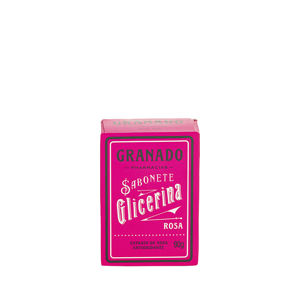 SABONETE GLICERINA ROSA GRANADO 90G