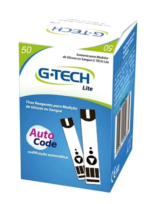 TIRAS REAGENTES LITE G-TECH CX C/50 (NOVO)