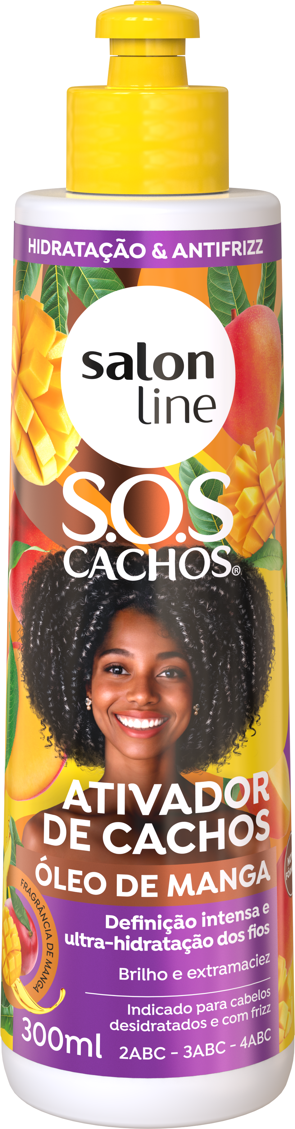 ATIVADOR DE CACHOS OLEO DE MANGA SOS CACHOS 300ML