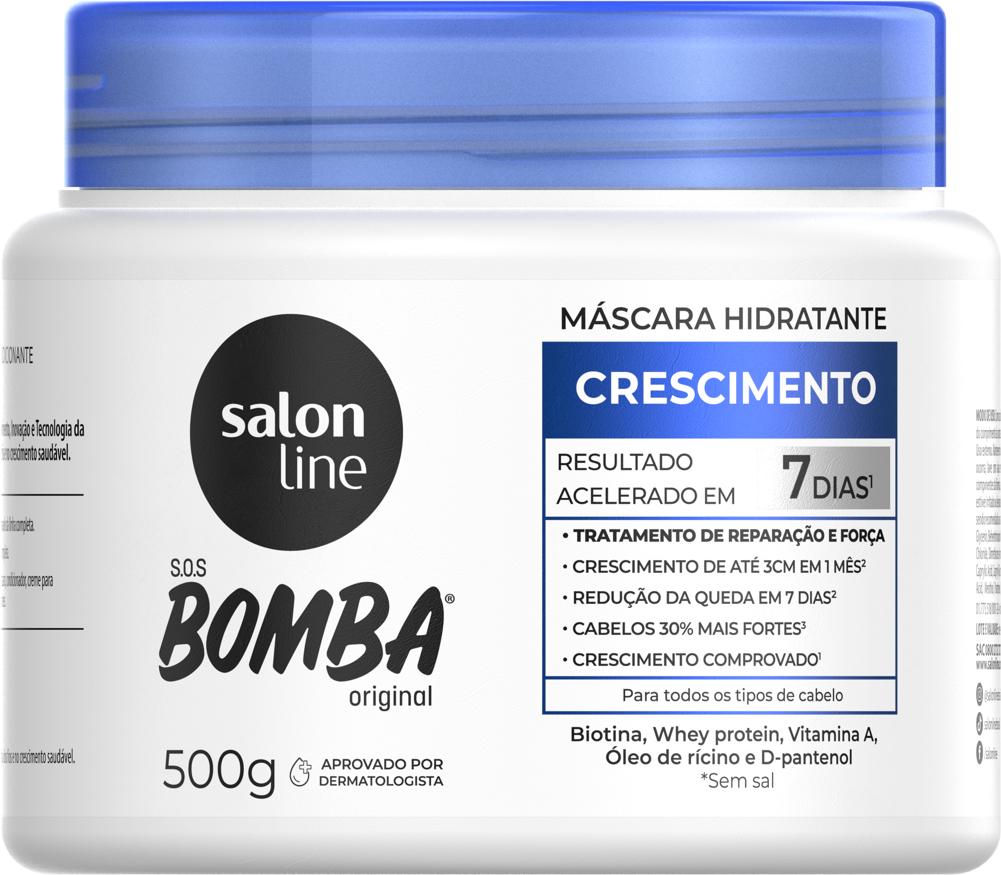MASCARA HIDRATANTE SOS BOMBA CRESCIMENTO 500G