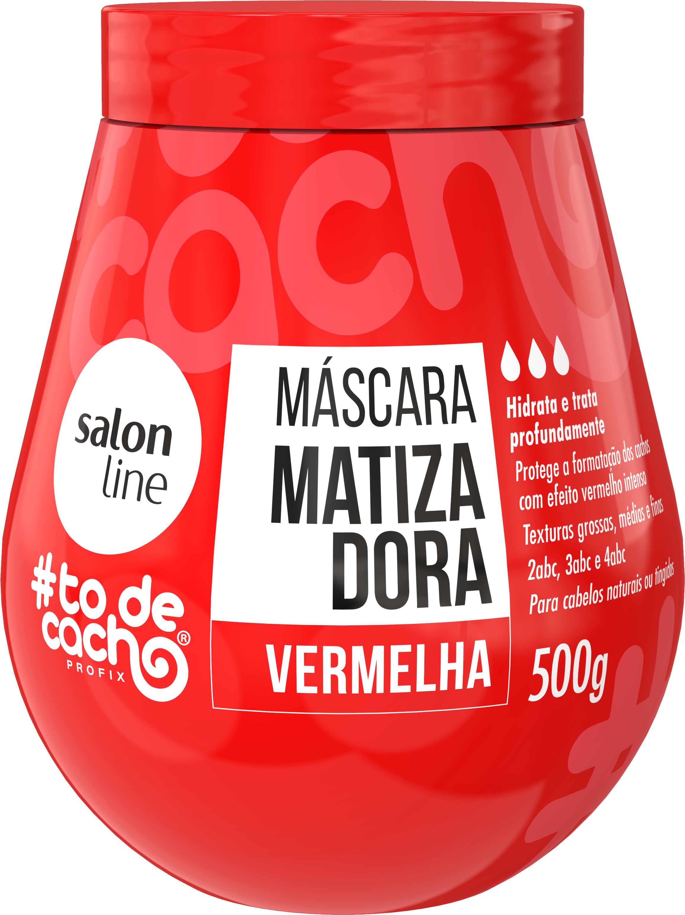 MASCARA MATIZADORA VERMELHA TODECACHO 500G