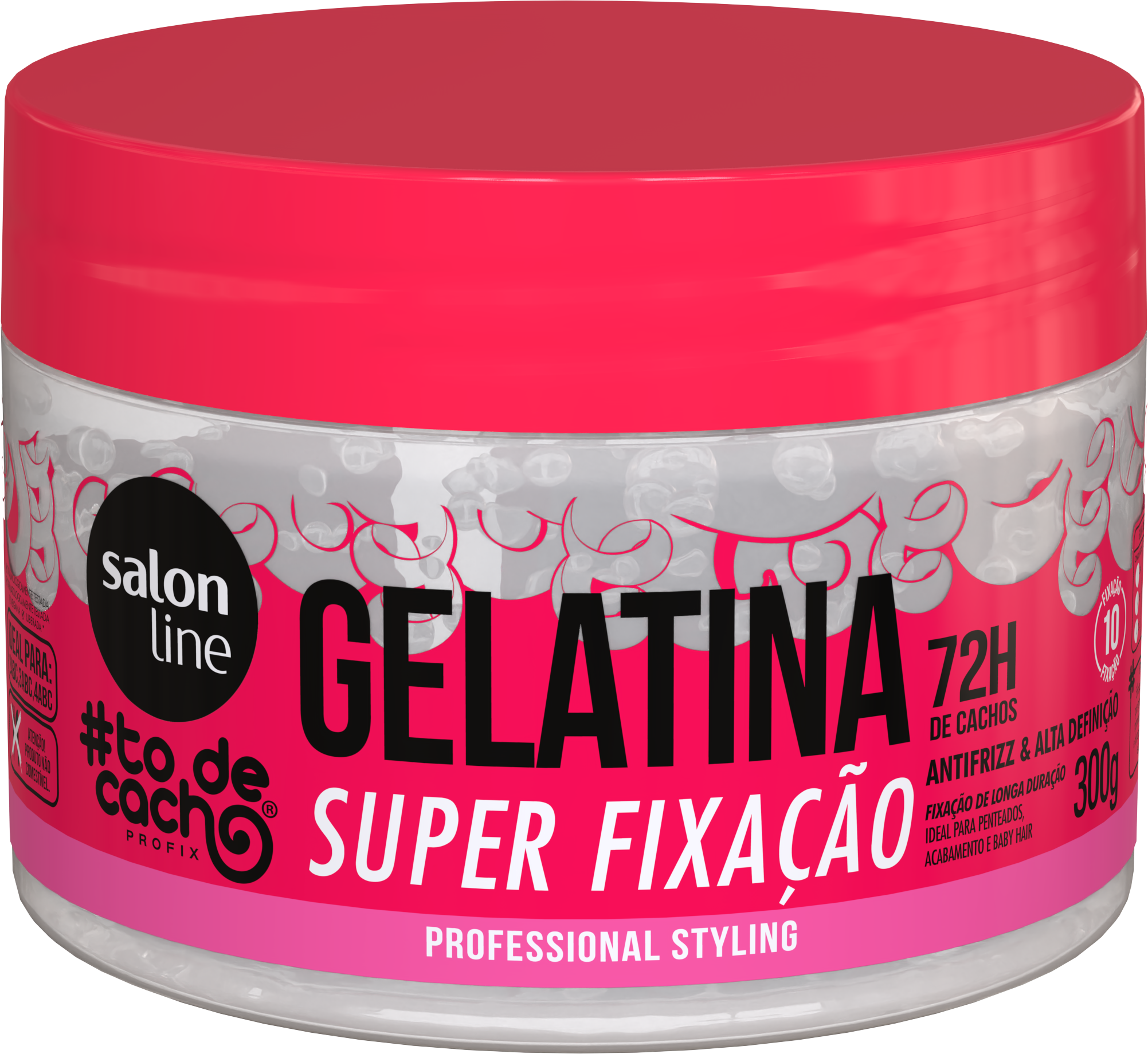 GELATINA SALON LINE #TDC 300ML SUPER FIXACAO