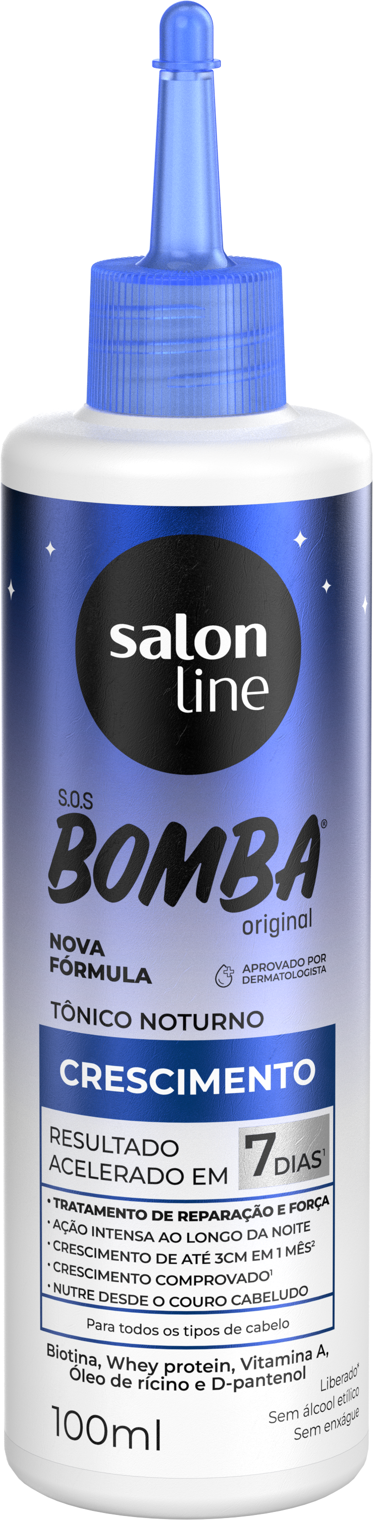 TONICO CAP SALON LINE SOS 100ML BOMBA NOTURNO *