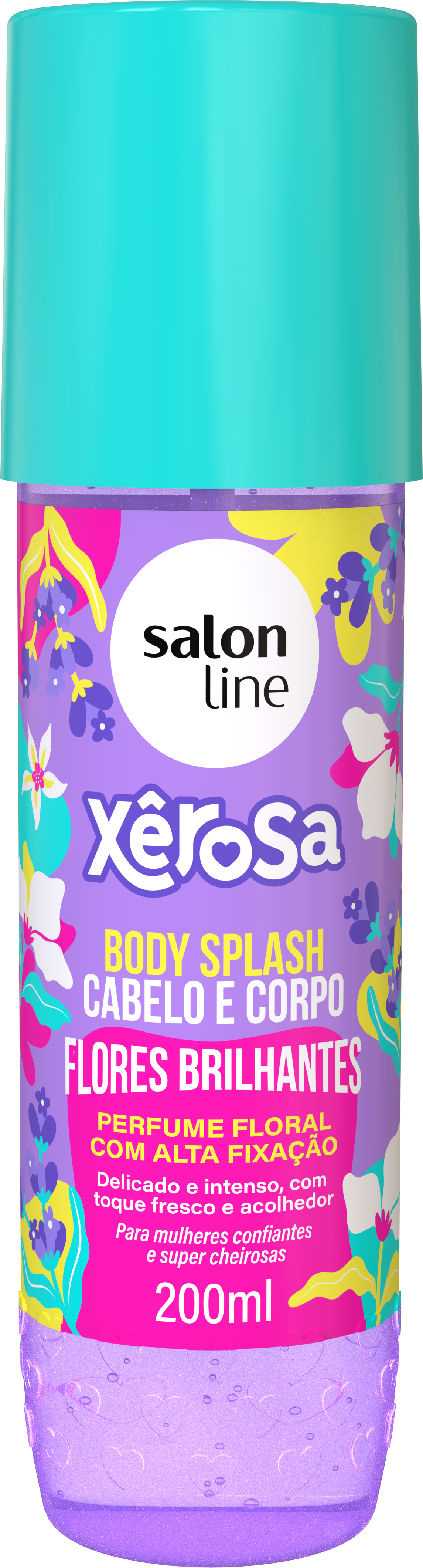 BODY SPLASH SALON LINE 200ML XEROSA FLORES BRILHAN