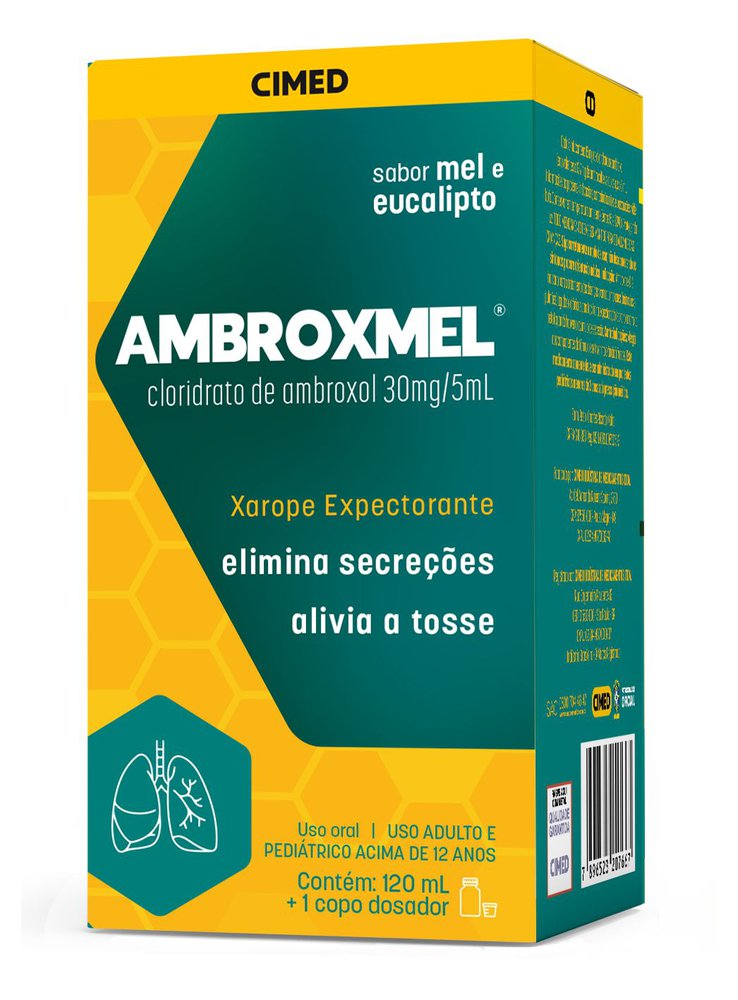 AMBROXMEL 6 MG/ML ADU C/ 120 ML (SAB MEL/EUCIPTO)