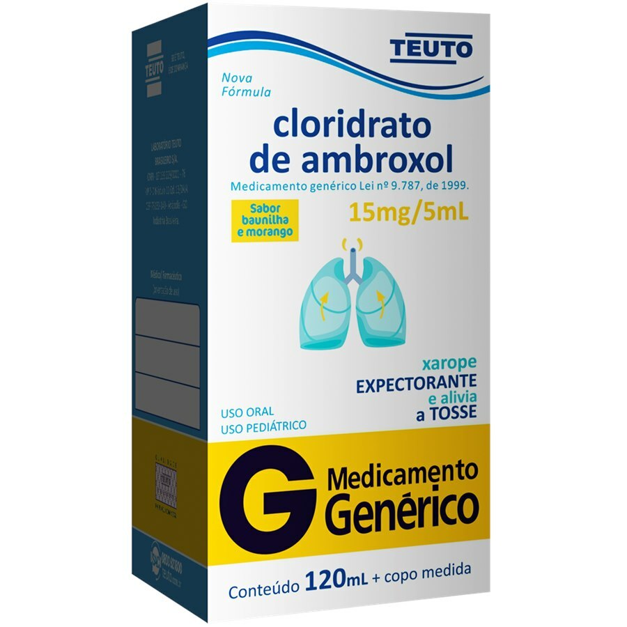 AMBROXOL 15MG/5ML 120ML INF TEUTO