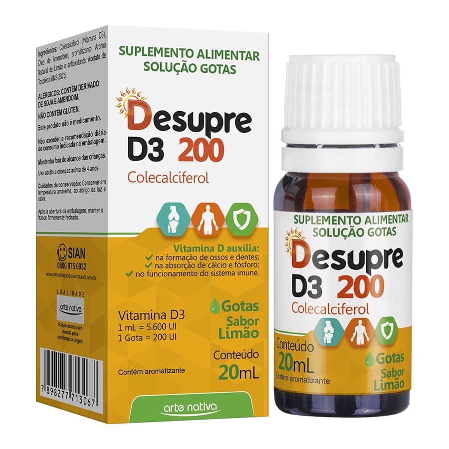 DESUPRE 200UI GOTAS 20ML (VITAMINA D)