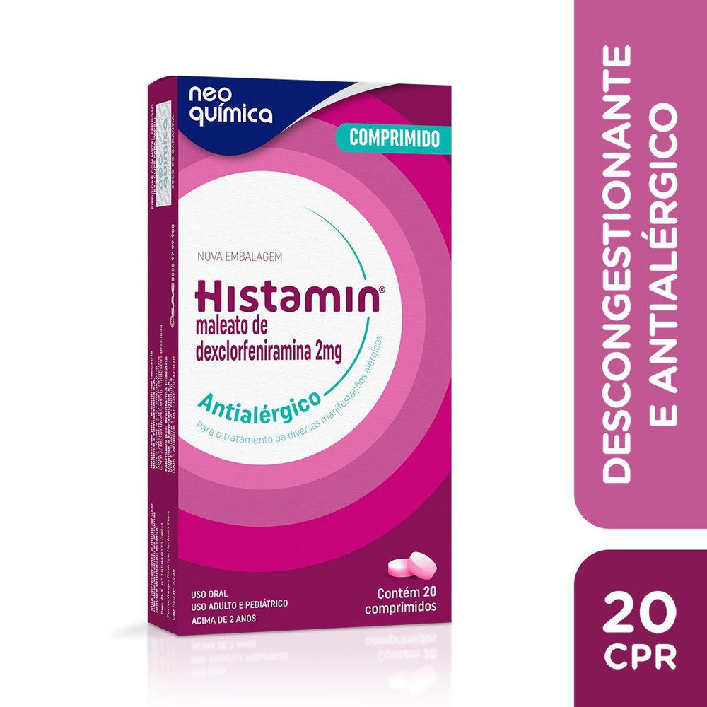 HISTAMIN 2MG 20CPR NEO QUIMICA