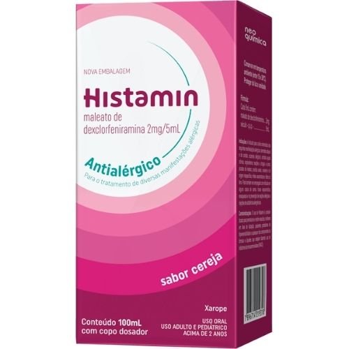 HISTAMIN 2 MG/5ML C/ 100 ML