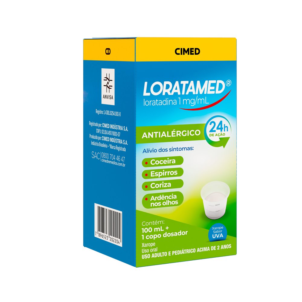 LORATAMED 1 MG/ML PET C/ 100 ML