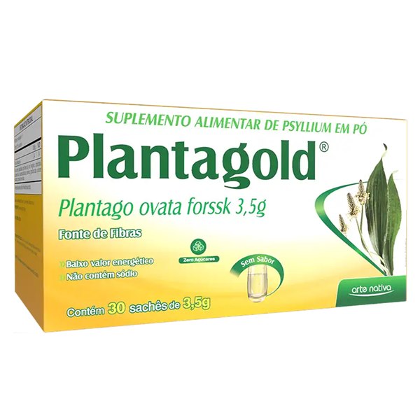 PLANTAGOLD 3,5G 30 SACHES SEM SABOR ARTE NATIVA
