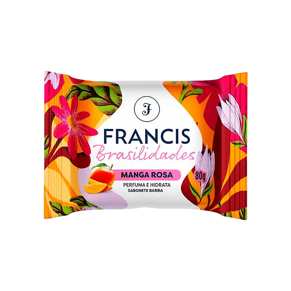 SAB BARRA FRANCIS BRASILIDADES MANGA ROSA 80G