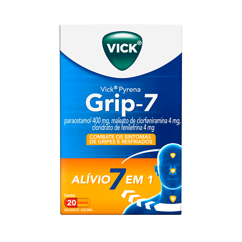VICK PYRENA GRIP 7 C/20 CPS