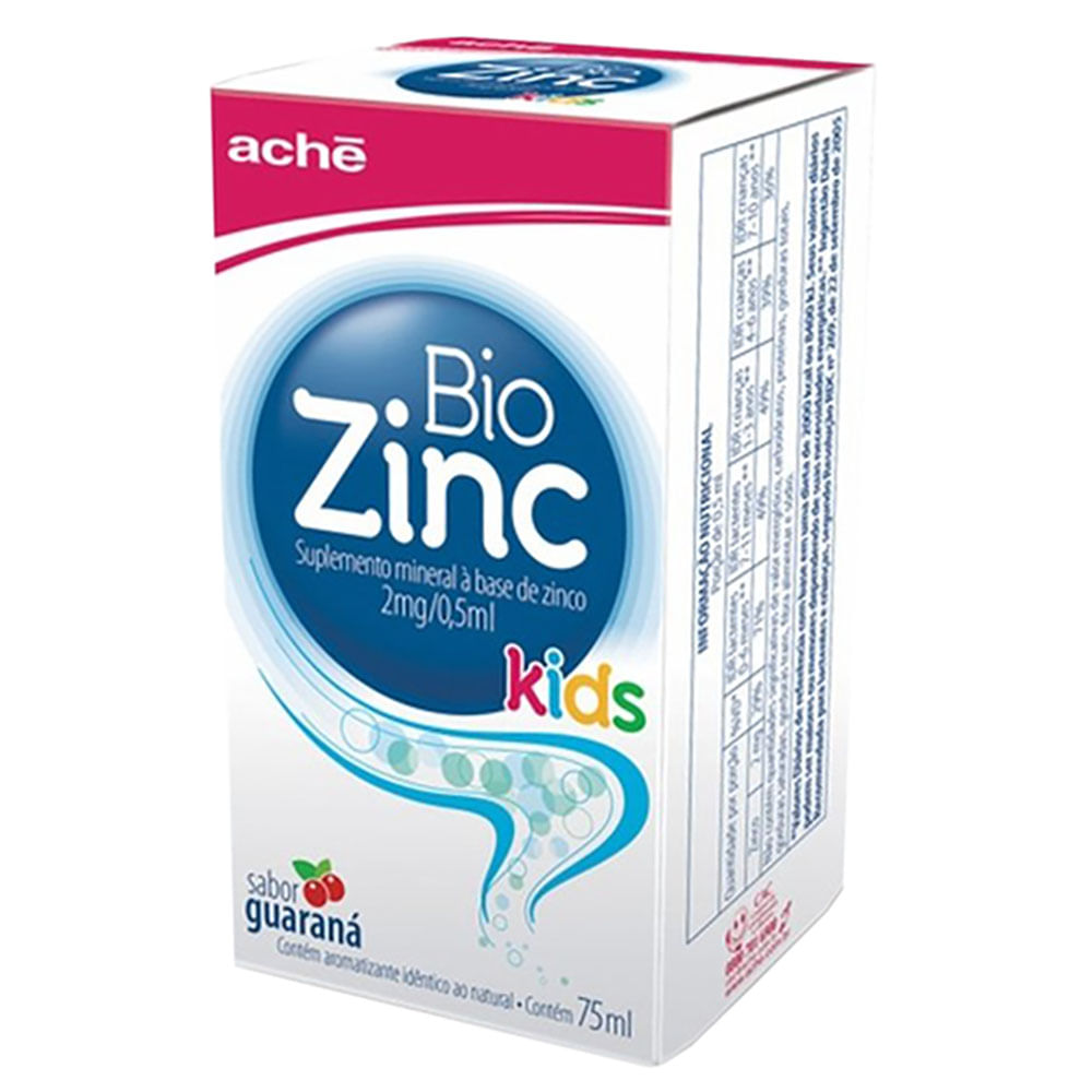 BIOZINC KIDS 2MG SOL 75ML