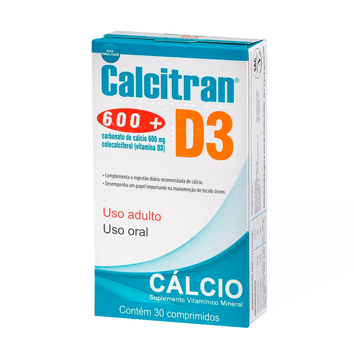 CALCITRAN D3 600MG CPR C/30