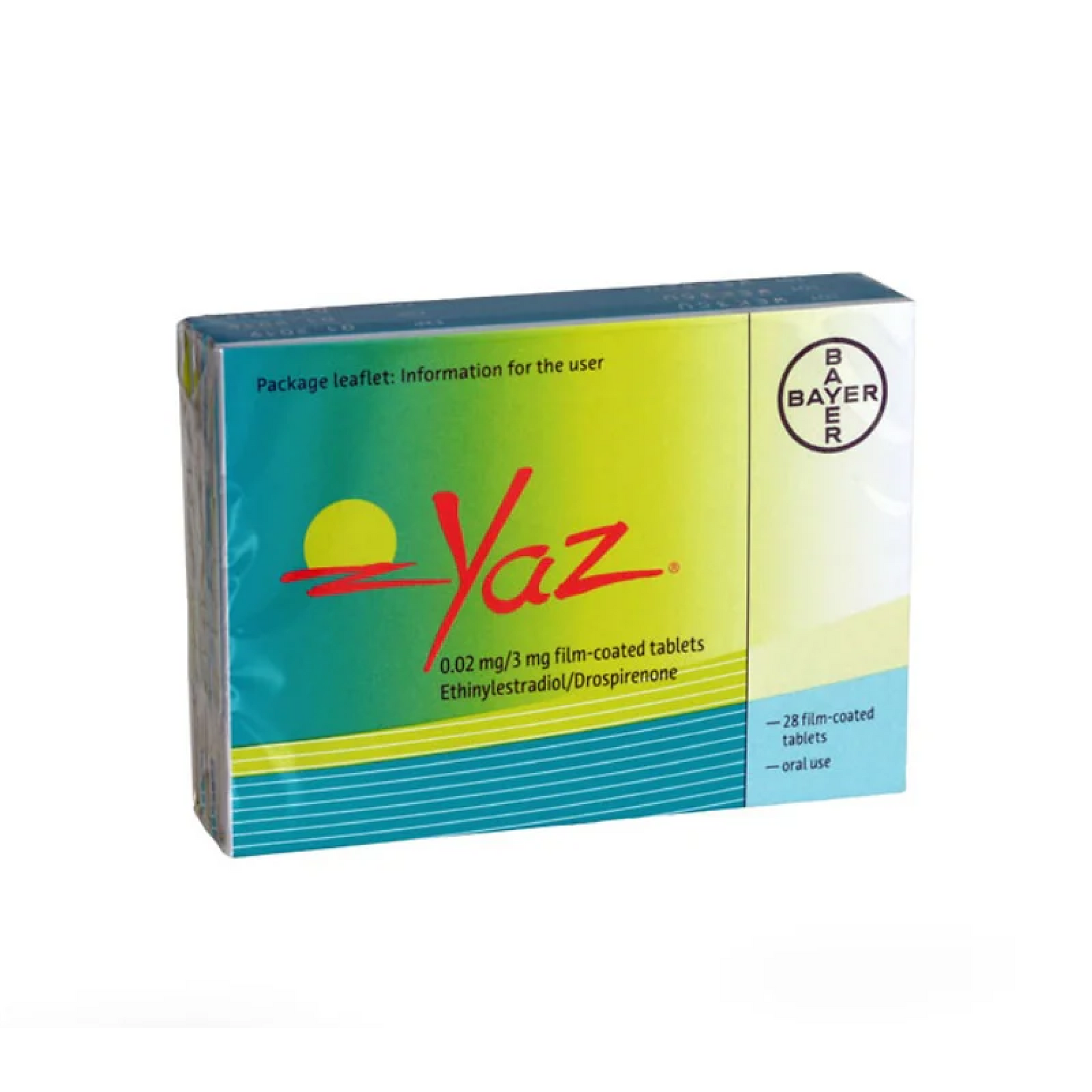 YAZ 0,02/3MG CPR C/24+4