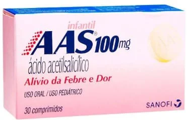 AAS INFANTIL 100MG CPR C/30