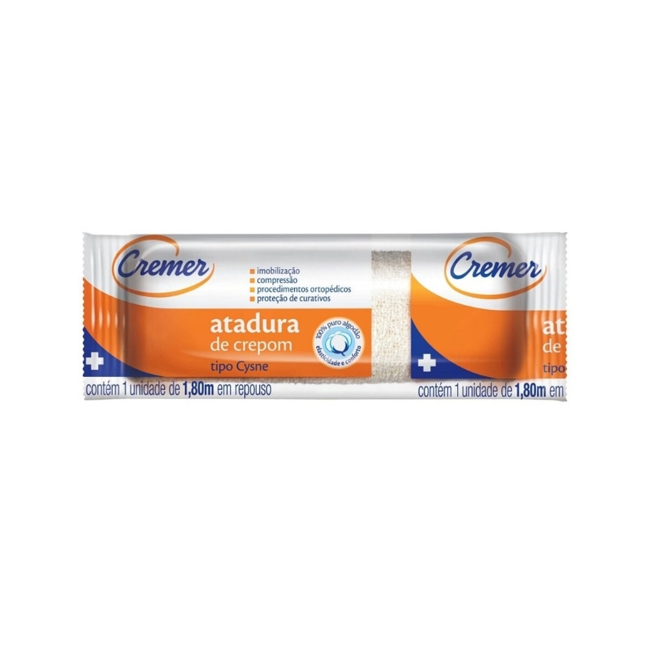 ATADURA CYSNE 06CM X 1,80M C/6 CREMER