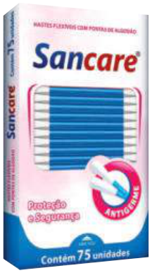 HASTES FLEXIVEIS C/75 SANFARMA