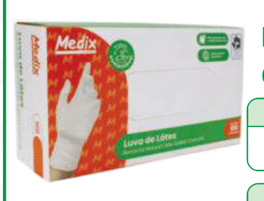 LUVA DE LATEX C/ TALCO TAM G MB LIFE