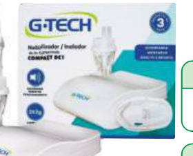 NEBULIZADOR/INALADOR DE AR COMPRIMIDO G-TECH DC1