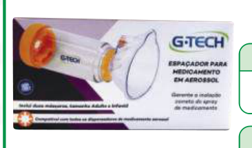 ESPACADOR PARA MEDICAMENTO EM AEROSSOL G-TECH (AP ANTIGO)