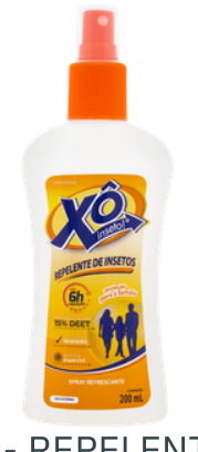 REPELENTE XO INSETO! 200ML SPRAY