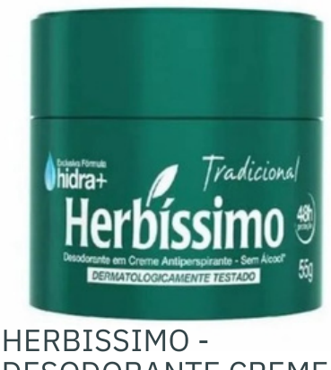 DESOD CREME HERBISSIMO TRADICIONAL 55G