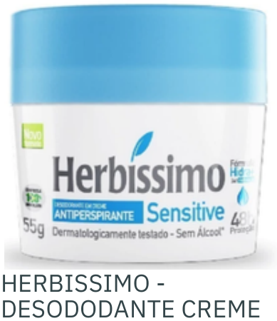 DESOD CREME HERBISSIMO SENSITIVE 55G