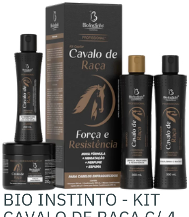 KIT CAPILAR CAVALO DE RACA (300ML)