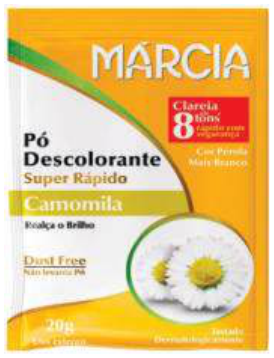 DESCOLORANTE CAMOMILA SACH 20G MARCIA