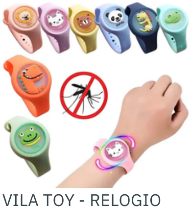 PULSEIRA RELOGIO REPELENTE VILA TOY