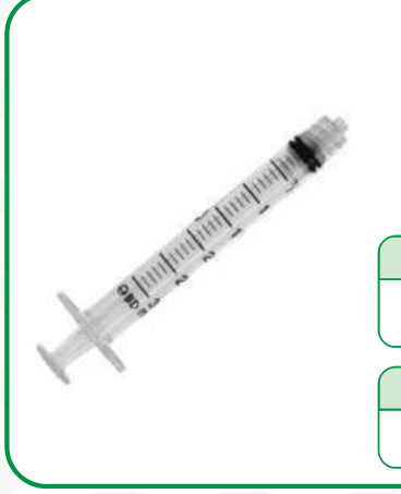 SERINGA 3ML S/AGULHA LUER LOCK UNIDADE BD